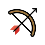 Bow And Arrow SVG Icon